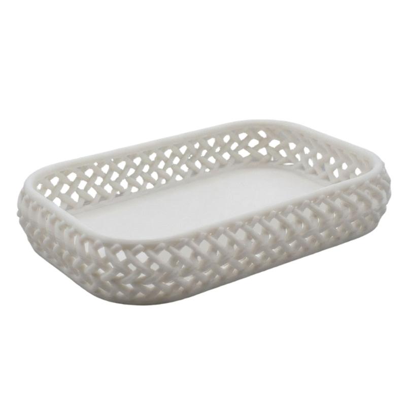 Stylish Multifunctional Organizer Tray Perfect For Home Office Decoration Plastic Storage Basket For Small Items
