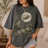 Frog Howling At the Moon Vintage 90s T-Shirt, Retro Cottagecore Frog Graphic Tee, Funny Nature Shirt, Frog Lover Gift