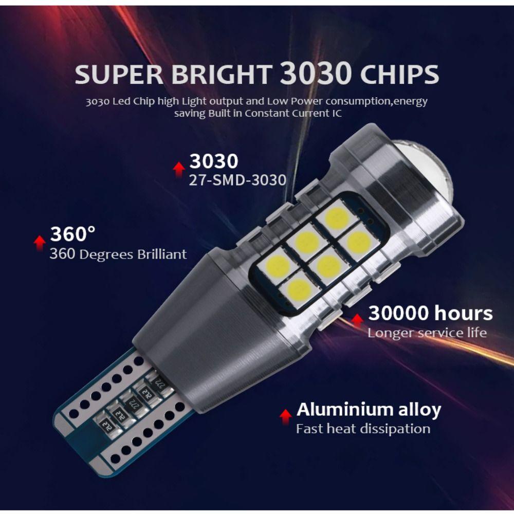 2Pcs T15 Car Tail Super Bright Reversing Light New Car Signal Lamp