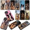 for Samsung Galaxy A25 A37 A57 A12 A14 A31 A41 A50 A51 A70 A71 A72 A21S A04 M15 Note 20 9 8 10 Cover Case German Shepherd Dog