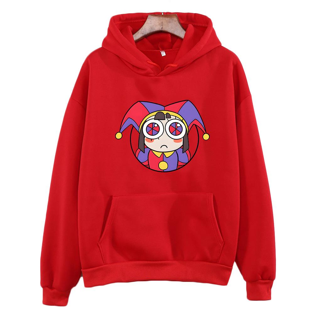 THE AMAZING DIGITAL CIRCUS Pomni Hoodie Streetwear Woman Graphic Sweatshirt Casual Long Sleeve Clothing Winter/Autumn Pullovers