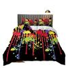Personalized Dirty Rainbow Bed Three-piece Digital Printing Kit