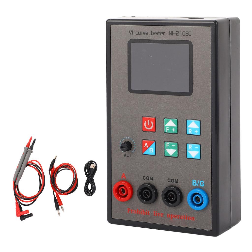 VI Curve Tester 2 Inch TFT Color Sccreen Multifunctional Double Channel Circuit Board Tester