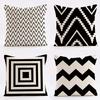 Modern Minimalist Geometric Patterns Throw Pillow Cover With Short Plush Print For Living Room Sofa Decoration Cushion Cover