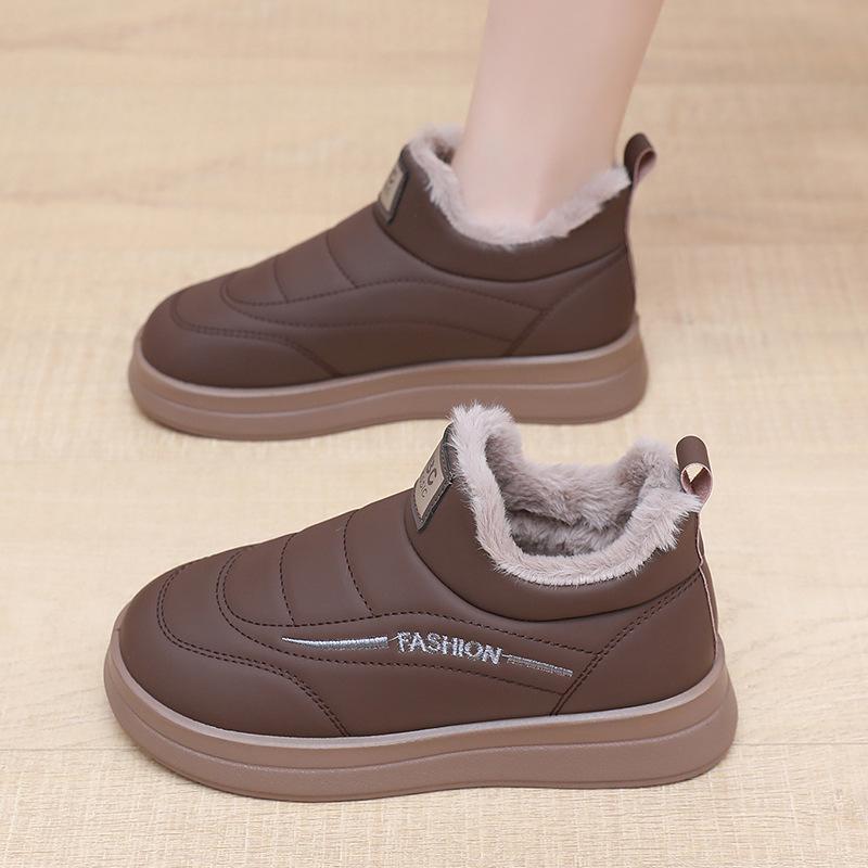 Winter New Shoes Women's Hair Generation, Velvet Warm Snow Boots Are Not Tired, Casual Women's Boots, Platform Cotton Shoes