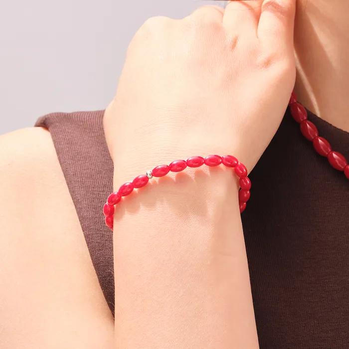 COTOIT_Red Berries Beads Bracelet