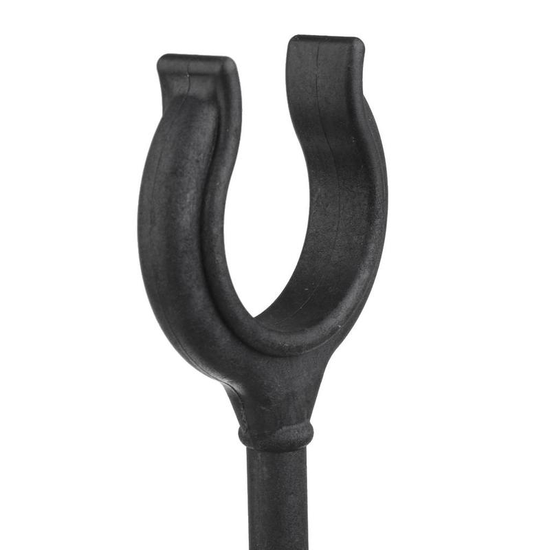2 Pieces Black Nylon Oar Lock Side Mount Rowlock for Row Boat Dinghy 5.7"