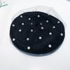 French Style Mesh Beret Hat For Women With Polyester Fabric And Fashionable Ol Look