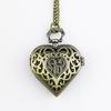 Pocket Watch Vintage Hollow Heart-shaped Alloy Vintage Pocket Watch for Daily Life
