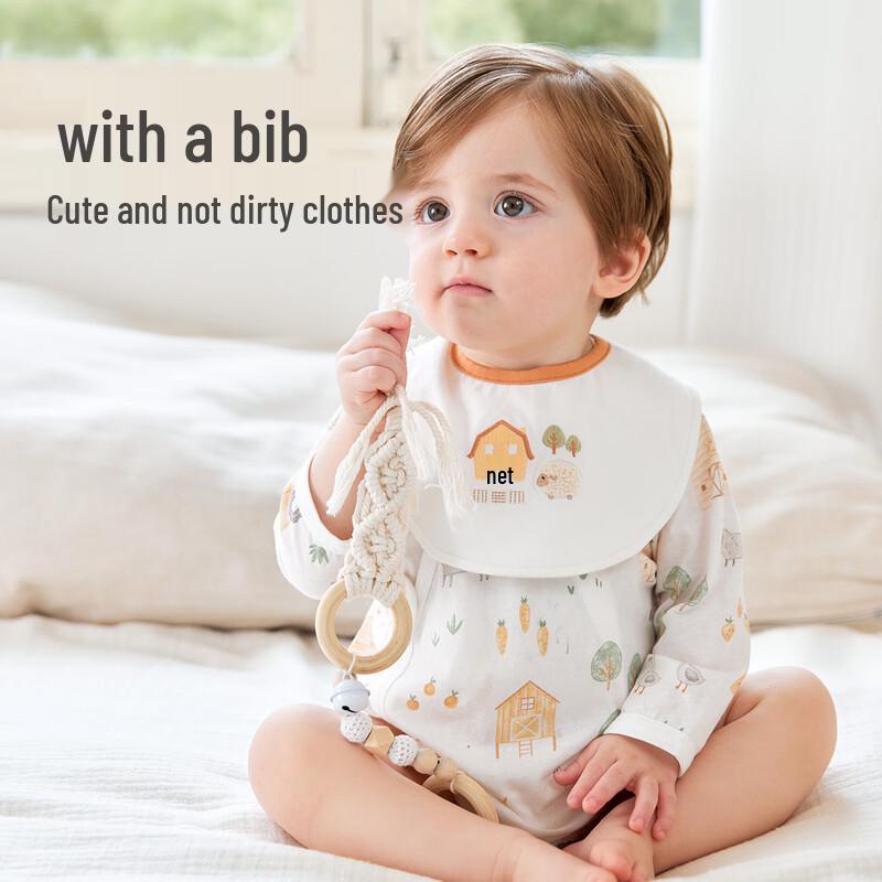 Newborn Long-Sleeve Cotton Bodysuit