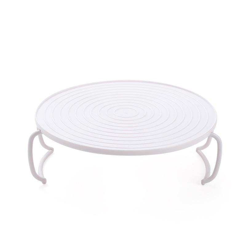 

Микроволновая стойка для хранения Подогрев пищи Кухонная многоярусная пароварка Круглые многоярусные полки Домашняя еда Общежитие Кухонные инструменты белый