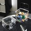 Hair Accessories Organizer Clear Hair Tie Organizer Large Capacity Desktop Storage Box Countertop Holder Box for Headband Bows