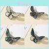 Cartoon Butterfly Shell Pin Brooch With Embedding Craft For Unisex Diy Jewelry