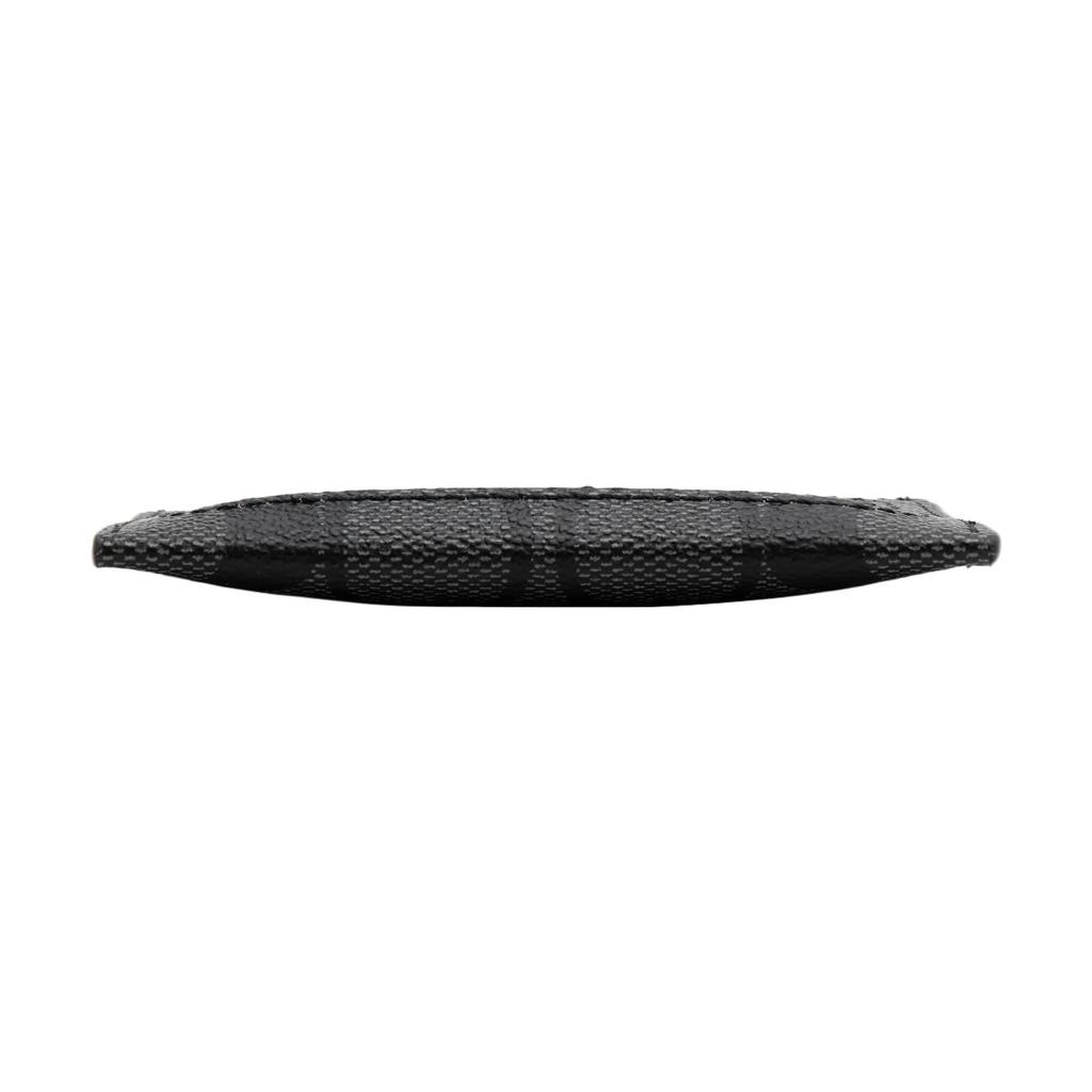 COACH Card Case Coated Canvas Card Holder Men's Gray Black 58110-CQBK