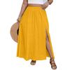 Jupe Casual Polyvalente Unie Élégante Style Européen et Américain pour Femme