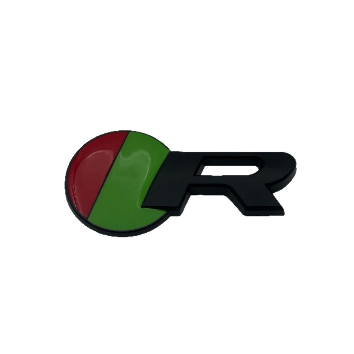 Jaguar XF XKR XJL Металлическая эмблема R Наклейка на заднюю дверь чёрный