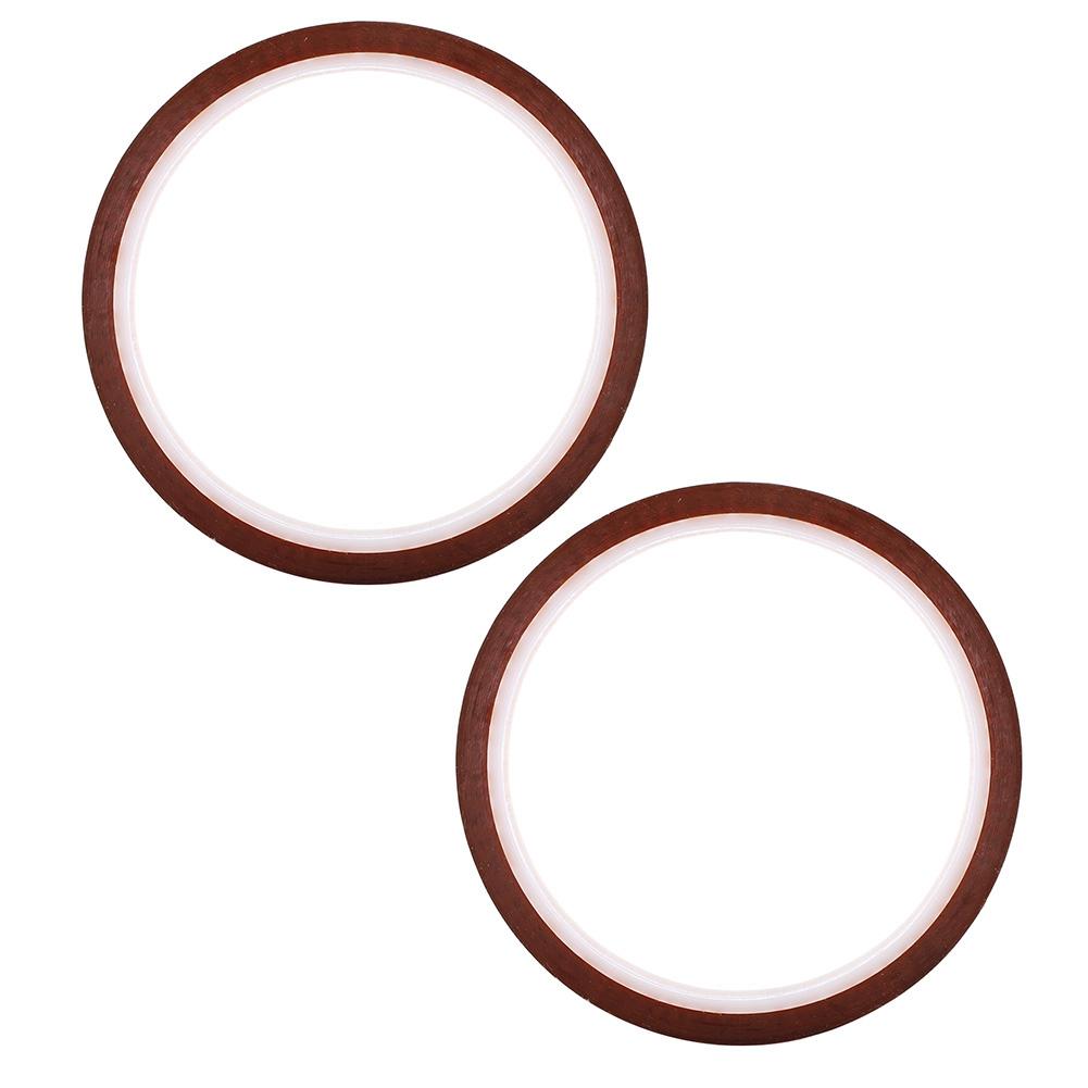 2PCS 33M High Temperature Resistant Adhesive Tape Polyimide Film Yellow Brown Accessory15mm