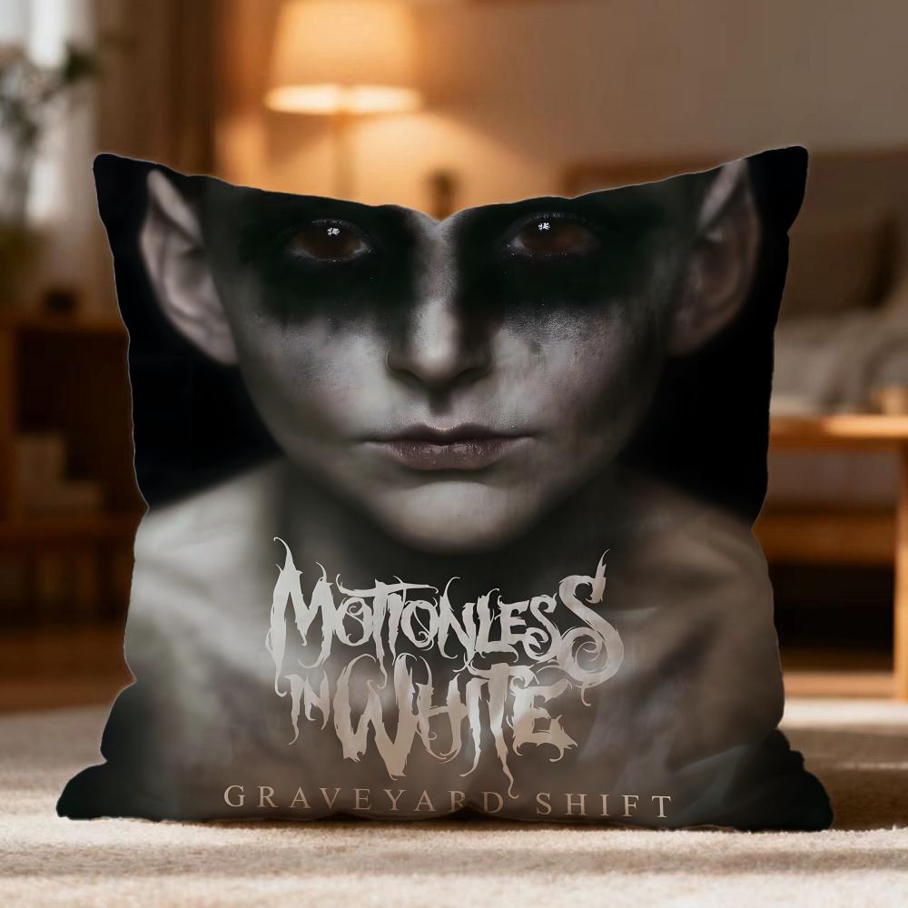 Fashion M-MMotionless In White Cushion Cover Soft Washable Pillow Case Multi-Scene for Couch Bed Travel Office Use