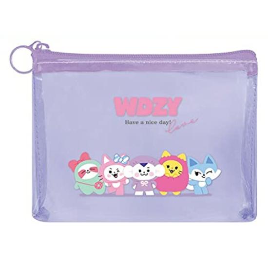 

Kamio Japan WDZY Clear Pen PASTEL LINE FRIENDS Pouch, [047938]