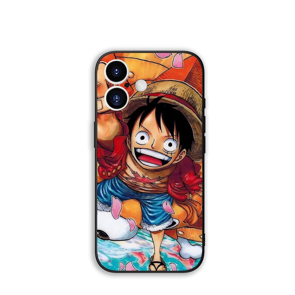 for Motorola Moto G54 G05 G24 G55 G75 G85 G15 G57 G86 Power Edge 50 30 Ultra Fusion neo Pro Case Cartoon Jinbe ONE PIECE Luffy