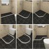 DIY Biegsamer Badezimmer Wasserstopper Küchenspüle Spritzschutz Blocker Nass-Trocken-Trennschwelle Bodenwasserbarriere Streifen