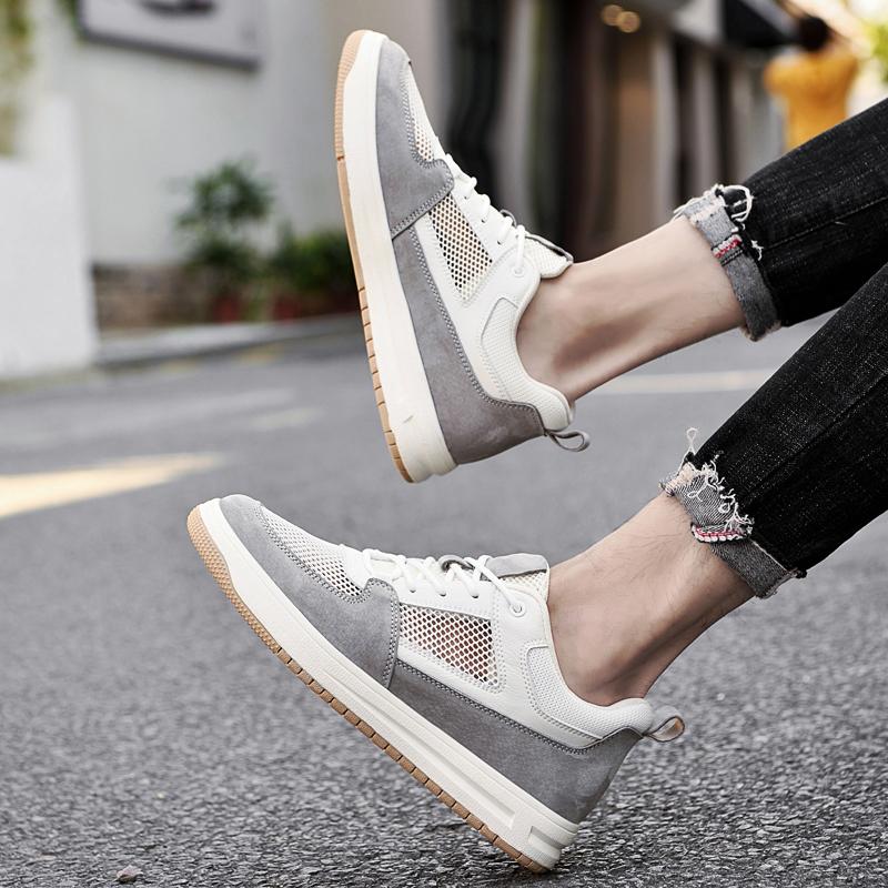 Fashion New Summer Casual Men's and Women's Mesh Sneakers Casual Sports Skateboard Shoes Fashion Breathable Party Thick Soled Shoes