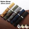 Paski z tkaniny żaglowej 20mm 22mm do zegarków nurkowych Omega do Seiko Mężczyźni Kobiety Nylonowe z szybkim zapięciem Wodoodporne Paski do zegarków Akcesoria