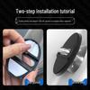 Universal Carbon Fiber Car Door Lock Protective Cover with Shock Absorption