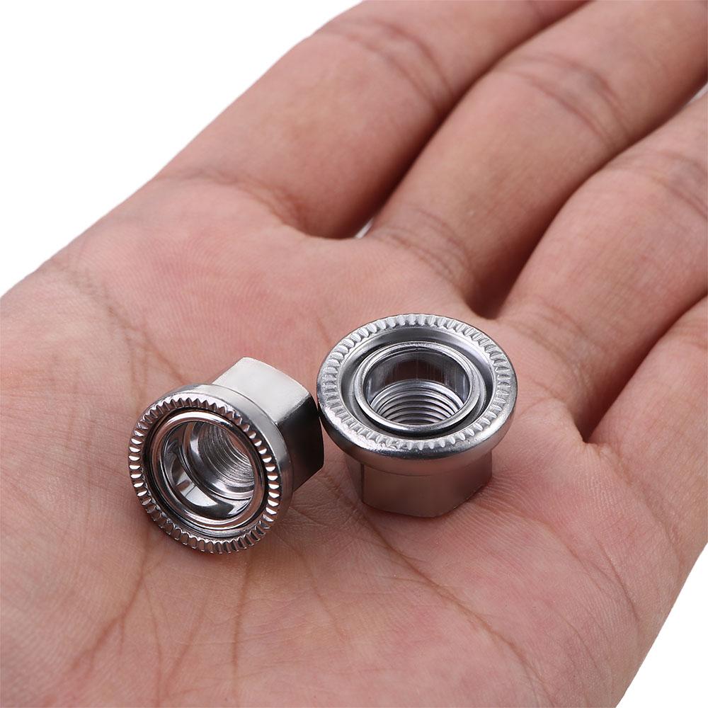 Texture Fixed Gear Front Rear MTB Drum Hub Fastening M9 M10 Cycling Drum Screws Bicycle Hub Nuts