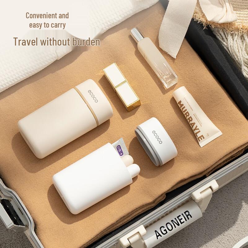 ecoco Portable Travel Toothbrush & Mouthwash Cup Set
