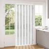 Insect Protection Curtain Chenille Light Grey and White 100 x 220 cm