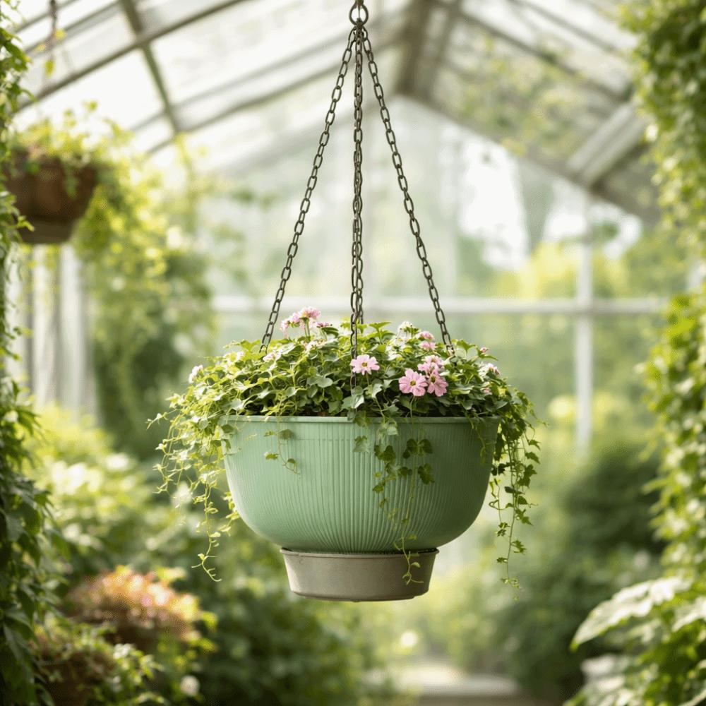 Drainage Hanging Flower Pots Thickened Suspended Basket  Outdoor Plants
