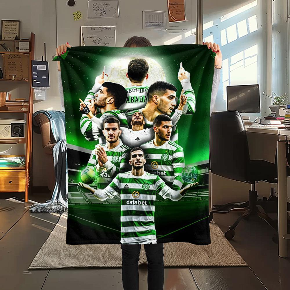 

Celtic Football Club Print FlAannel Blanket, High quality Comfortable for All Seasons, Home Decor, Warmth and Comfort 80cm x 120cm