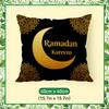 Ramadan Golden Crescent Moon Cushions Pillowcase Polyester Cushion Cover Throw Pillow Pillowcover Home Car Sofa Decor