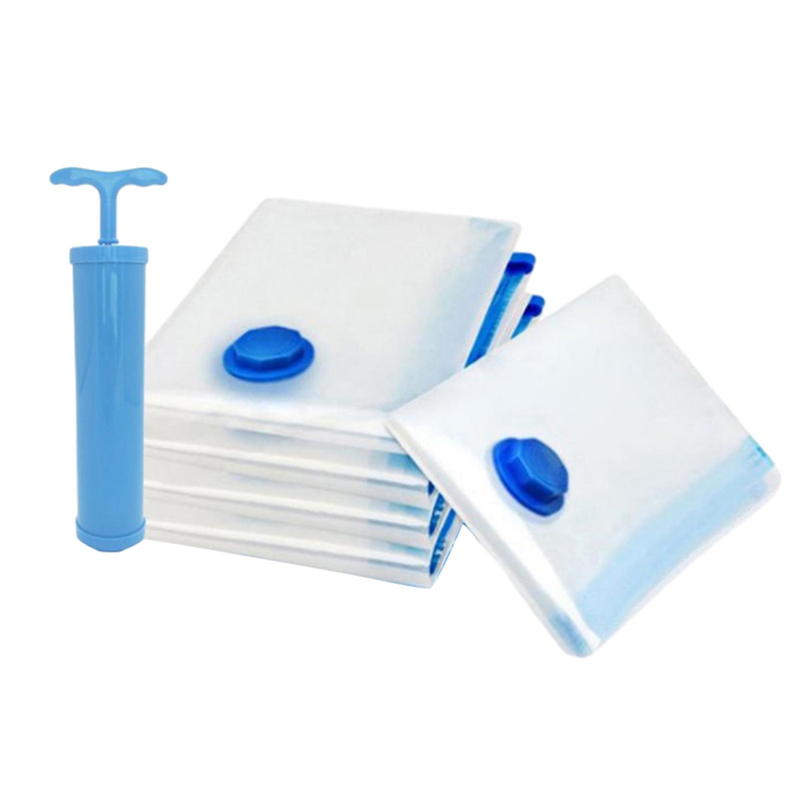 

5 шт. вакуумных пакетов для хранения, прозрачный герметичный сжатый пакет с насосом, пылезащитный органайзер для хранения одежды, экономящий место в дороге L-80cm W-100cm чёрный