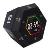 Timer Cube Hexagon Digital Display Count Up Countdown Magnetic Flip Timer for Study Kitchen Work