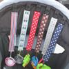 Baby Infant Toddler Pacifier Soother Stripes Nipple Clip Holder Strap Lanyard