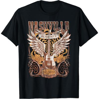 AspeAr Nashville Tennessee Country Muzyka Gitarowa Miasto Gitarzysta Prezent Koszulka