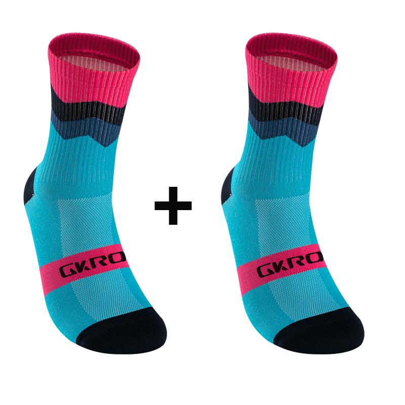 2pairs Professional Cycling Socks Breathable Road Bicycle Socks Men Women Outdoor Sports Racing e Compression Cycling For Women