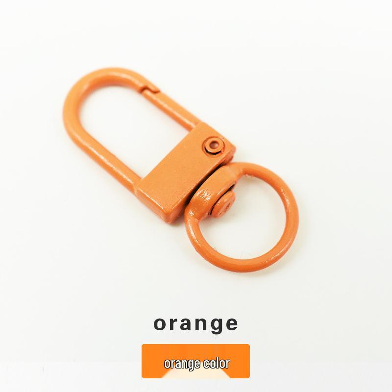 Portachiavi a Fibbia a Molla a Forma di U in Metallo Colorato per Artigianato Fai-da-Te e Accessori per Bambole