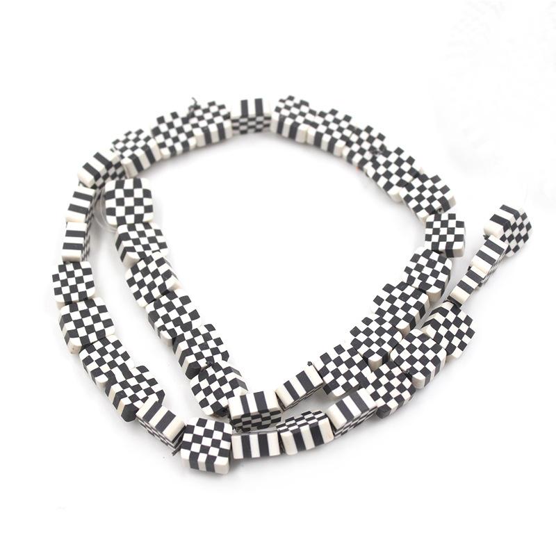Soft Pottery Beads Beaded Handmade Materials Diy Jewelry Accessories Mobile Phone Chain Bead Separation Mixed Color Soft Pottery Loose Beads