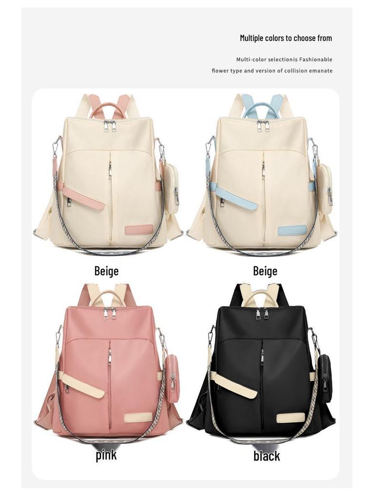 2025 Women's Fashion Lightweight Anti-theft Oxford Backpack