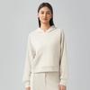 Spring and Autumn Yoga Clothes Cover Up Women Loose Short Pullover Casual Hood Air Layer Hoodie Outerwear Running Top