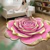 WTEMPO 3D Flower Carpet Bedroom Carpet Bathroom Floor Mat Anti Slip Floor Mat