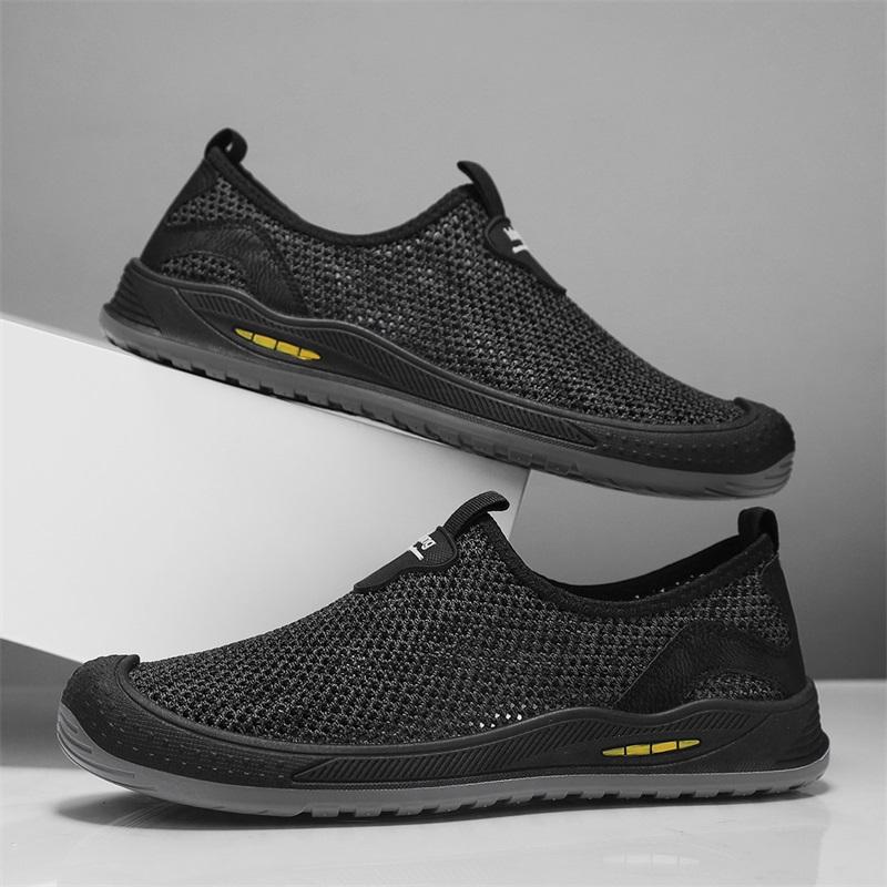 Nowe Sneakersy Męskie Oddychająca Siatka Lekkie Casualowe Buty do Chodzenia Męskie Wsuwane Buty do Jazdy Męskie Mokasyny Zapatos Casuales