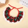 New Christmas Cat Collar with Bells Dog Accessories for Small Dogs Washable Scarf Bandana Collar Bibs