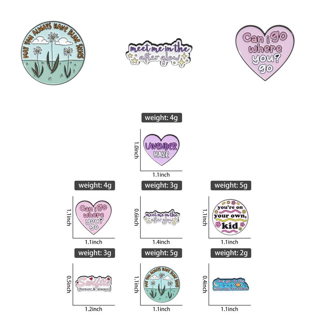 Unique Alloy Cartoon Character Brooch Qhxz3004-3010 Eye-catching Decorative Piece For All