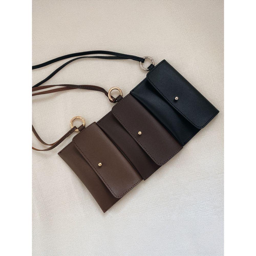 

be my mood card wallet - 6colors dark brown