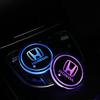 Luminous Car Coaster Water Cup Holder Pad Anti-slip Mat for Honda Fit Civic Accord 7 8 9 10 Pilot City Jazz CRV HRV