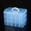 3 Tiers Transparent Plastic Makeup Organizer Jewelry Storage Box Removable Storage Case Toys Organizer Finishing Box